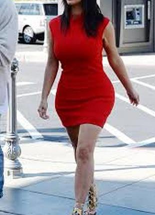 Шикарное вечернее красное платье на выход