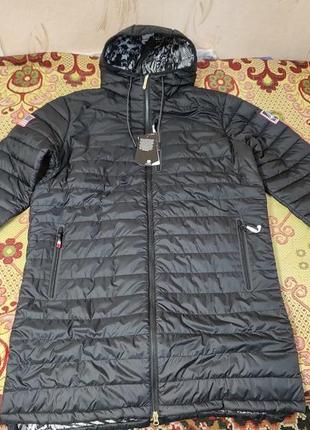 Парку-пуховик volcom puff long synthetic insulated snowboard jacket