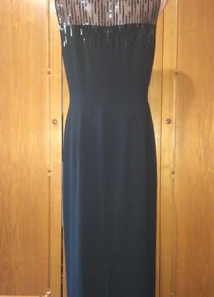 Шикарное длинное  брендовое платье  италия4 фото