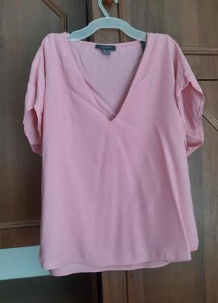 Блуза жіноча. легенька літня блузка, футболка з v вирізом2 фото
