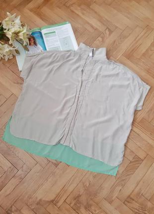 Блуза жіноча. блузка великого розміру. літня блузка на гудзиках.2 фото