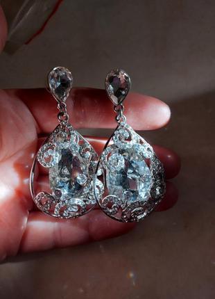 Весільна корона , діадема ,сережки