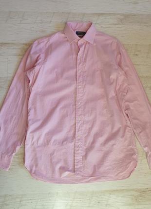 Стильна рожева сорочка на високий ріст polo ralph lauren1 фото