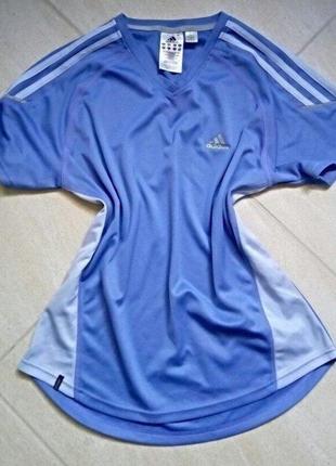 Жіноча  фірмова спортивна футболка adidas originals polo shirt1 фото