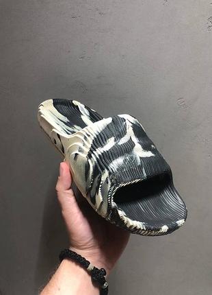 Тапки тапочки yeezy adilette slide carbon шлепки