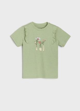 Футболка з воланами для дівчинки