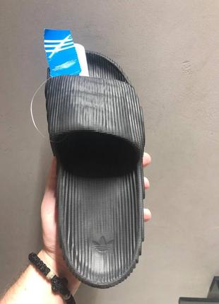 Тапки тапочки yeezy adilette slide black шлепки3 фото