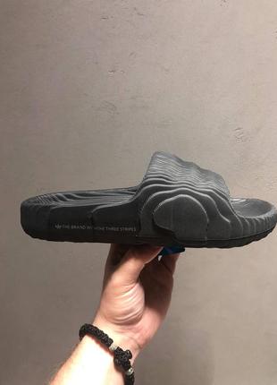 Тапки тапочки yeezy adilette slide black шлепки
