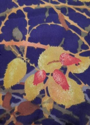 Вінтажний брендовий орігінальний платок  хустинка  rayon satin від st.michael італія