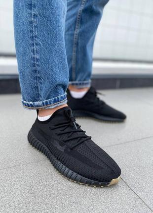 Кросівки жіночі adidas yeezy boost 350 black/кроссовки женские адидас ези буст черные