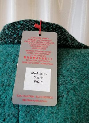 ✅ пальто жіноче пальто жіноче ⚜️склад 80%wool.7%cashmere.13%nylon розмір: 44 ширина плечей: 50 см9 фото