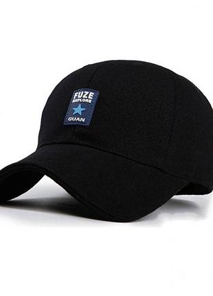 Универсальная бейсболка от бренда narason черного цвета