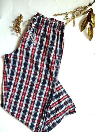 Штаны котоновые домашние l xl 40 42 tommy hilfiger