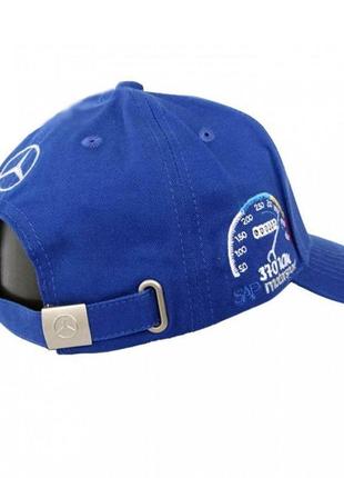 Автомобильная кепка sport line синяя с лого mercedes-benz. артикул: 45-04472 фото