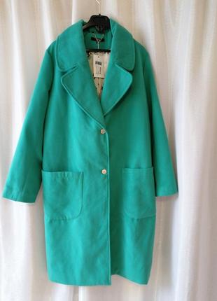 ✅ пальто оверсайз кашемір з накладними кишенями розмір: m ширина плечей: 44 див. альо грудей: 60 див.