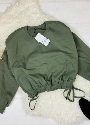 Толстовка oversize з гарною спинкою zara