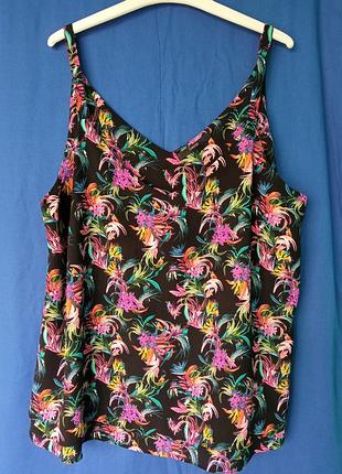 Блузка майка топ чорна 18/46 george