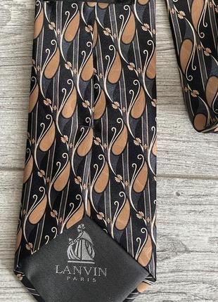 Галстук lanvin silk tie3 фото