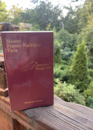 Парфюмированная вода унисекс аромат объем 70 мл.  в стиле maison francis kurkdjian baccarat rouge 5404 фото