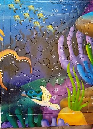 Морские приключения. книга-пазл.