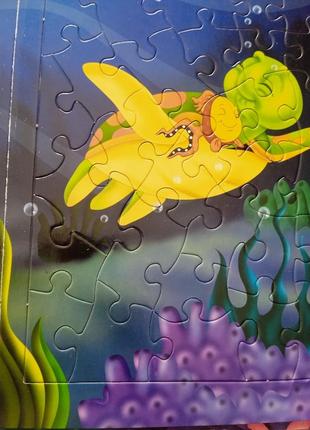 Морские приключения. книга-пазл.