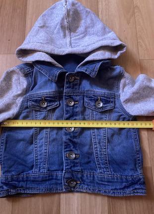 Модная джинсовая куртка на мальчика4 фото