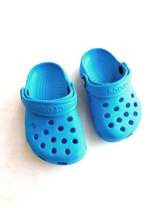 Детские шлепанцы кроксы сабо аквашузы crocs kids classic clog4 фото