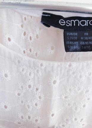 Белое трикотажное платье esmara2 фото