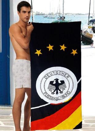 Мужское пляжное полотенце shamrock из хлопка deutscher. артикул: 42-0025