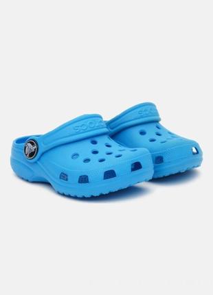 Детские шлепанцы кроксы сабо аквашузы crocs kids classic clog