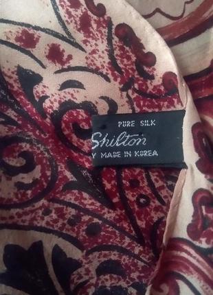 Шовковий шарф jane shilton дизайнерский шарфик из натурального шелка3 фото