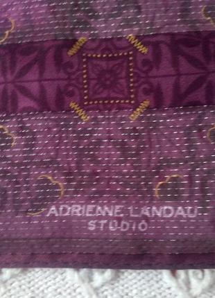 Хустинка шовкова adrienne landau хустина із натурального шовку платок шелковый дизайнерский3 фото