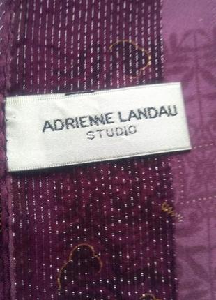 Хустинка шовкова adrienne landau хустина із натурального шовку платок шелковый дизайнерский4 фото