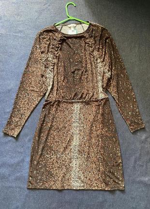 Сукня з рукавами «летюча миша», трикотажне плаття від h&m з вільними рукавами6 фото