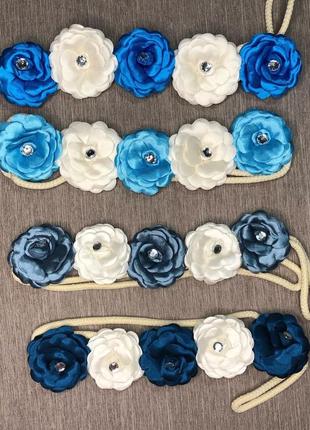 Підхват для штор атласні квіти. декоративні підхвати для штор у вигляді квітів 1шт