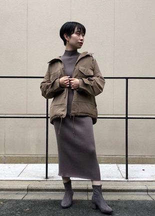 Безшовне плаття мерінос від uniqlo беж л, s