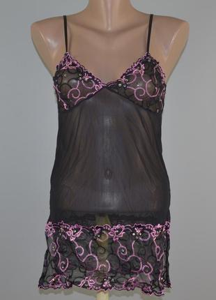 Ночнушка, пеньюар evie (12-14)