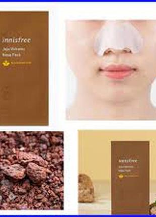 Маска с вулканическим пеплом для носа innisfree jeju volcanic nose pack4 фото