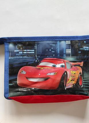 Пенал тачки чохол сумка червона косметичка disney cars макквін квін дісней дисней