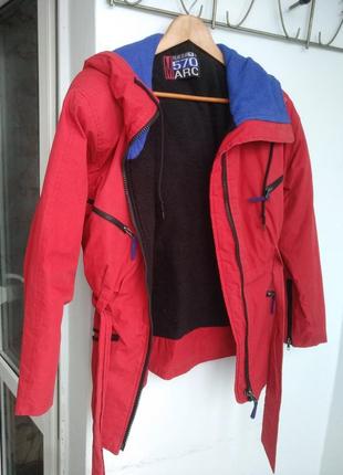 Теплий шикарний пуховик парку куртка на хутрі швеція, x's-m6 фото