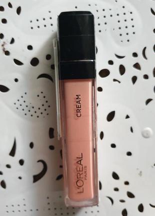 Loreal infallible gloss cream блиск для губ7 фото