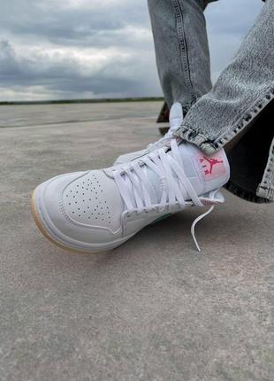 Nike air jordan 1 retro ice cream женские кроссовки найк аир джордан9 фото