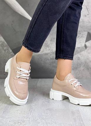 🔥 шикарные лаковые кожаные туфли