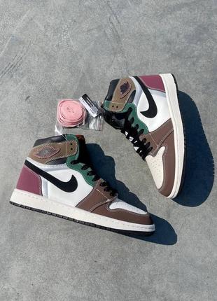 Nike air jordan 1 high og hand crafted мужские кроссовки найк аир джордан5 фото