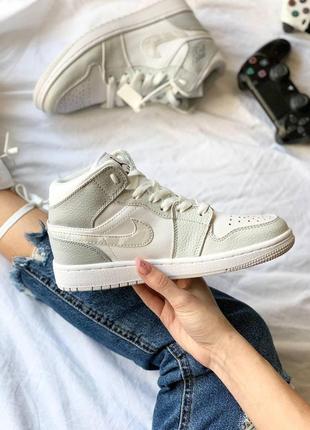 Мужские  кроссовки nike air jordan 1 retro high grey camo / найк аир джордан5 фото