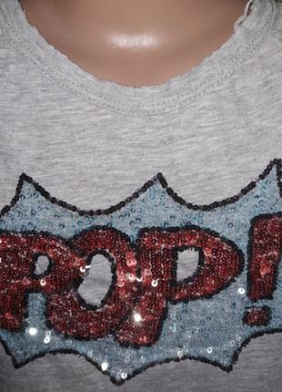 Модна футболочка на дівчинку 6-7 років replay2 фото