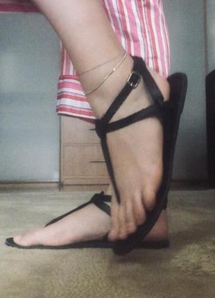 Босоніжки сандалі new look натуральна шкіра1 фото