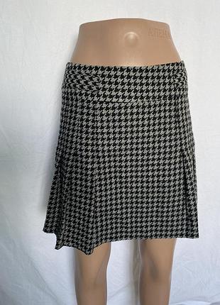 Юбка тёплая гусиная лапка 10 размера