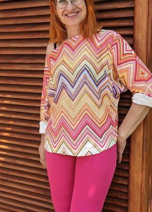 Плетёная кофта италия 3