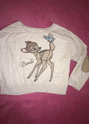 Кофта свитшот bambi